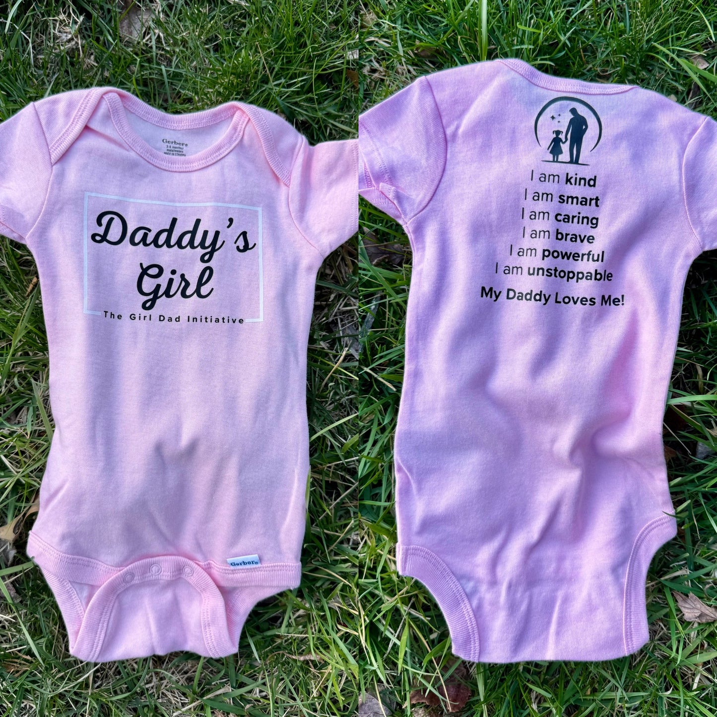 Daddy’s Girl & Affirmations Onesie – The Girl Dad Initiative™